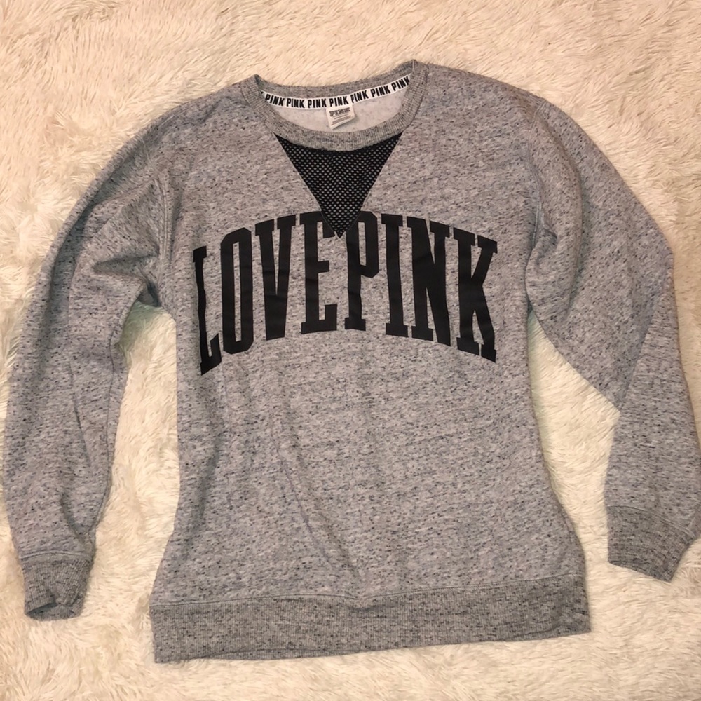 VS PINK crew neck sweatshirt